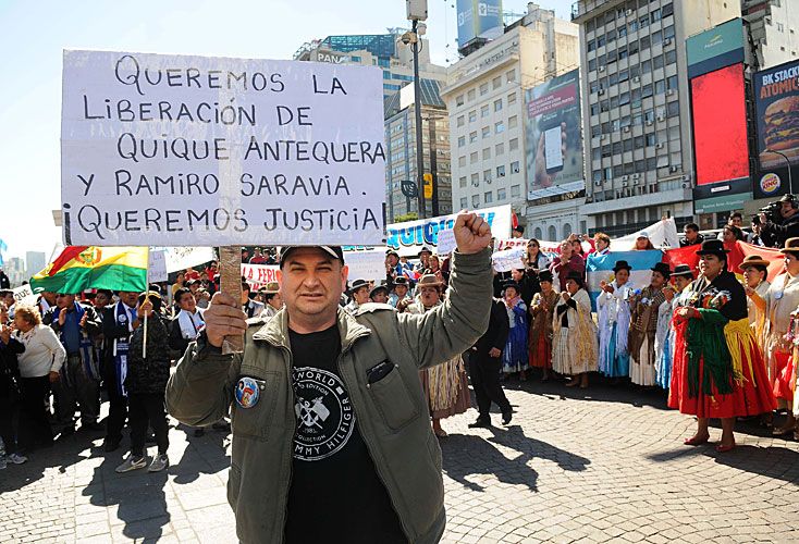 Marcharon para pedir que liberen a Quique Antequera