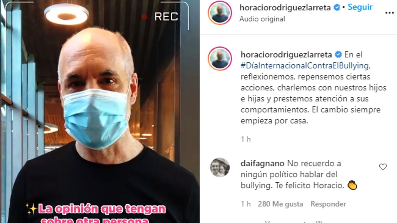 "Cómo te brilla el flequillo": el spot de Larreta para concientizar contra el bullying
