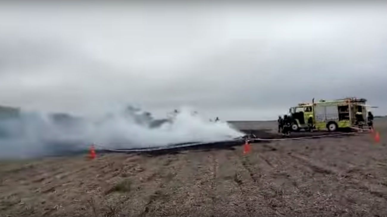 Cayó una avioneta en Venado Tuerto: hay dos muertos