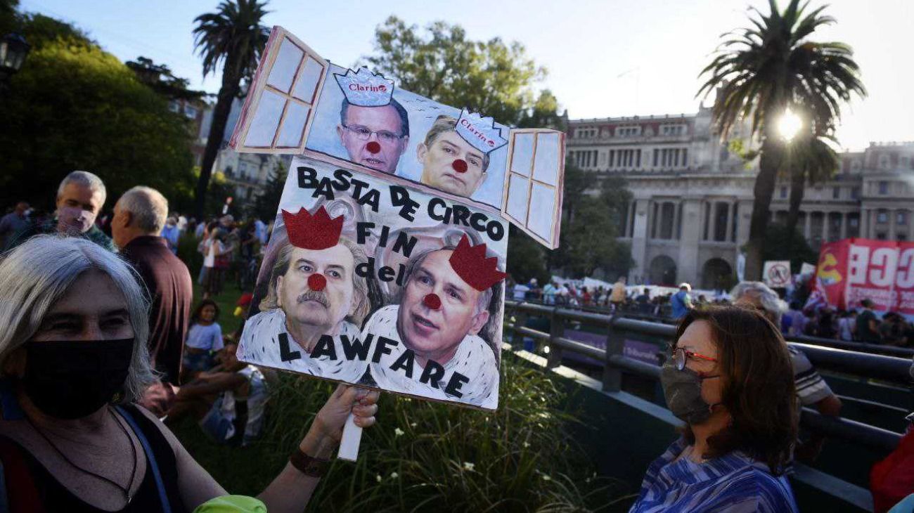 Marcha contra la Corte Suprema: el oficialismo reclamó "que se vayan todos los jueces"
