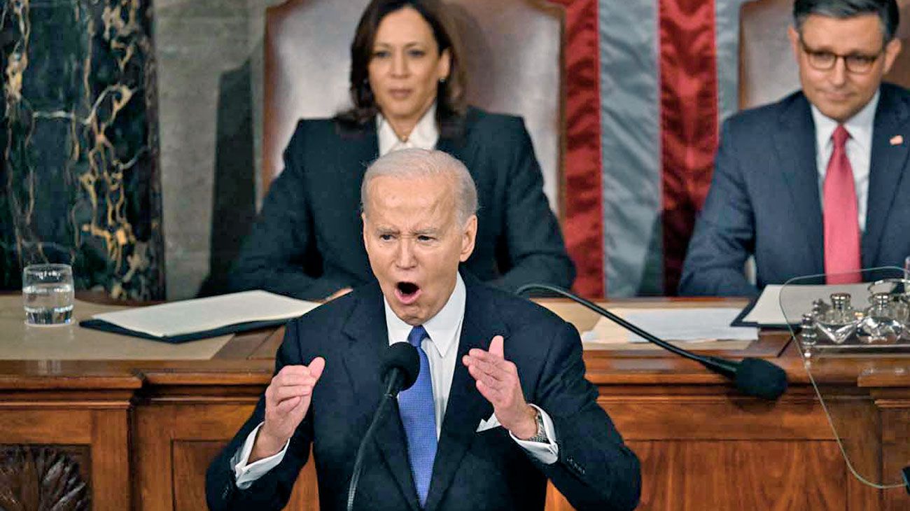 Biden y un mensaje con ataques a Trump y señales de firmeza