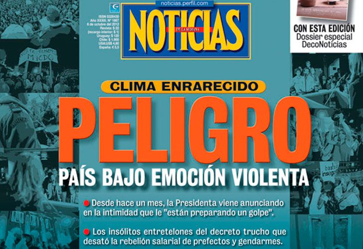 Peligro: País bajo emoción violenta