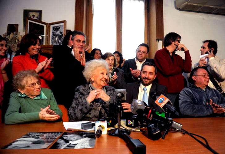 Abuelas presentó al 106 nieto recuperado