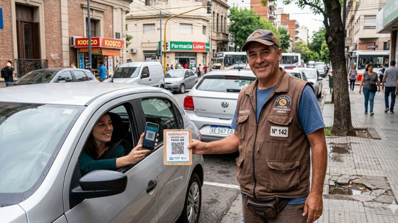 Córdoba: para estacionar en la vía pública será necesario tener celular con internet