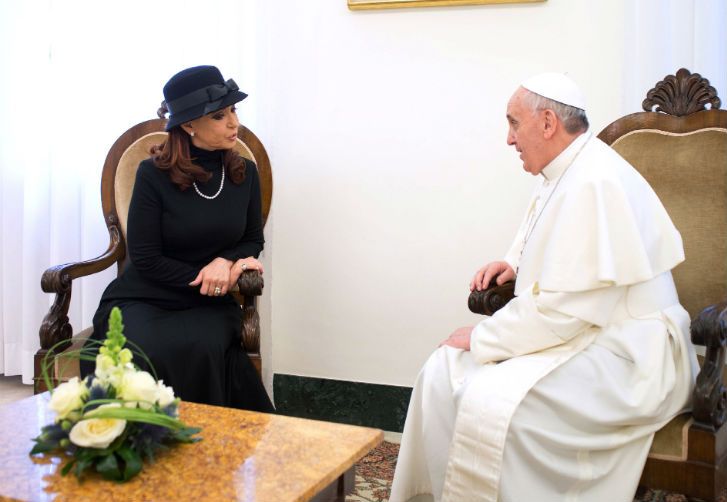 Qué se dijeron Cristina y el Papa