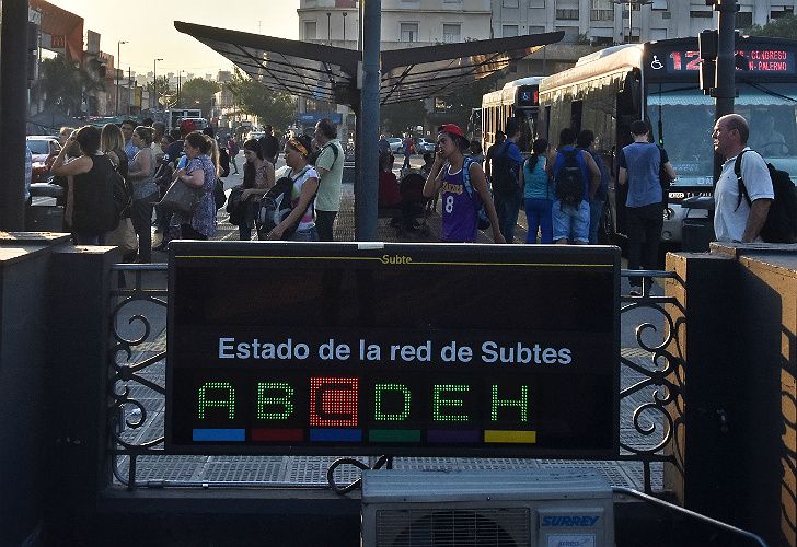 Paro en el subte: continúa paralizada la línea C