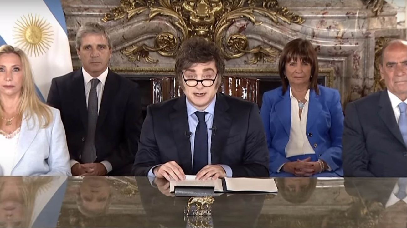 15 frases destacadas del discurso de Javier Milei por su primer año de Gobierno