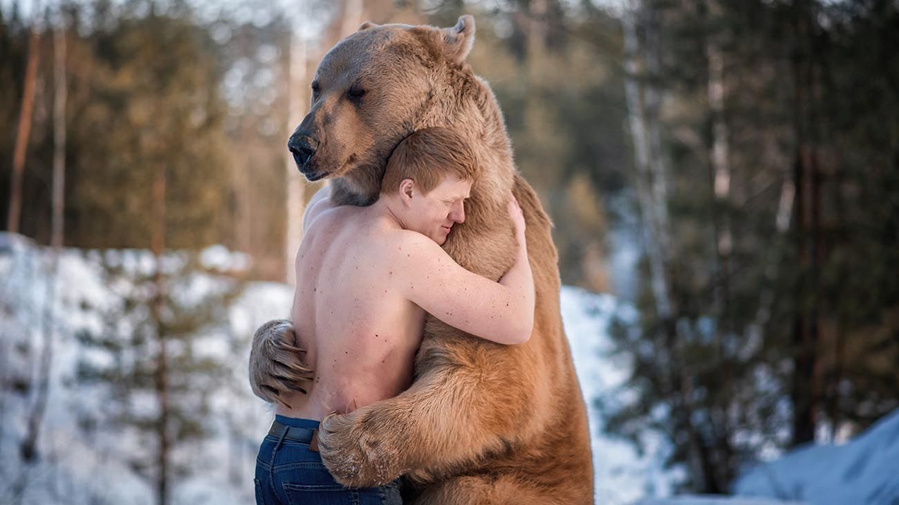 El abrazo de los animales