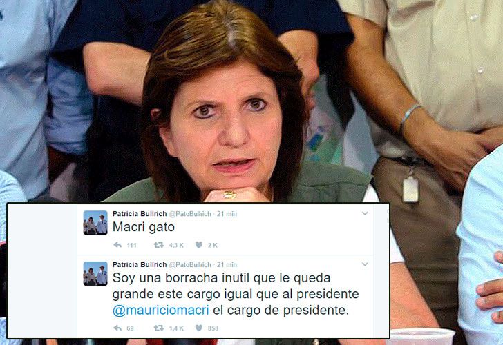 “Macri Gato”: hackearon la cuenta de Twitter de Patricia Bullrich