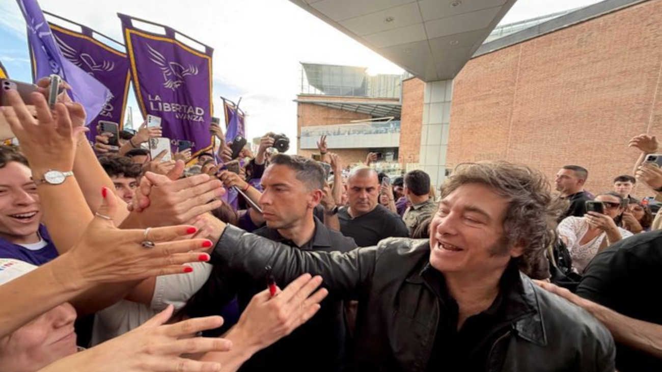 Milei en la recta final de la campaña: cercanía y optimismo, las claves