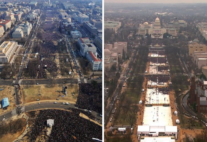 Trump vs Obama: quién reunió más gente en su asunción