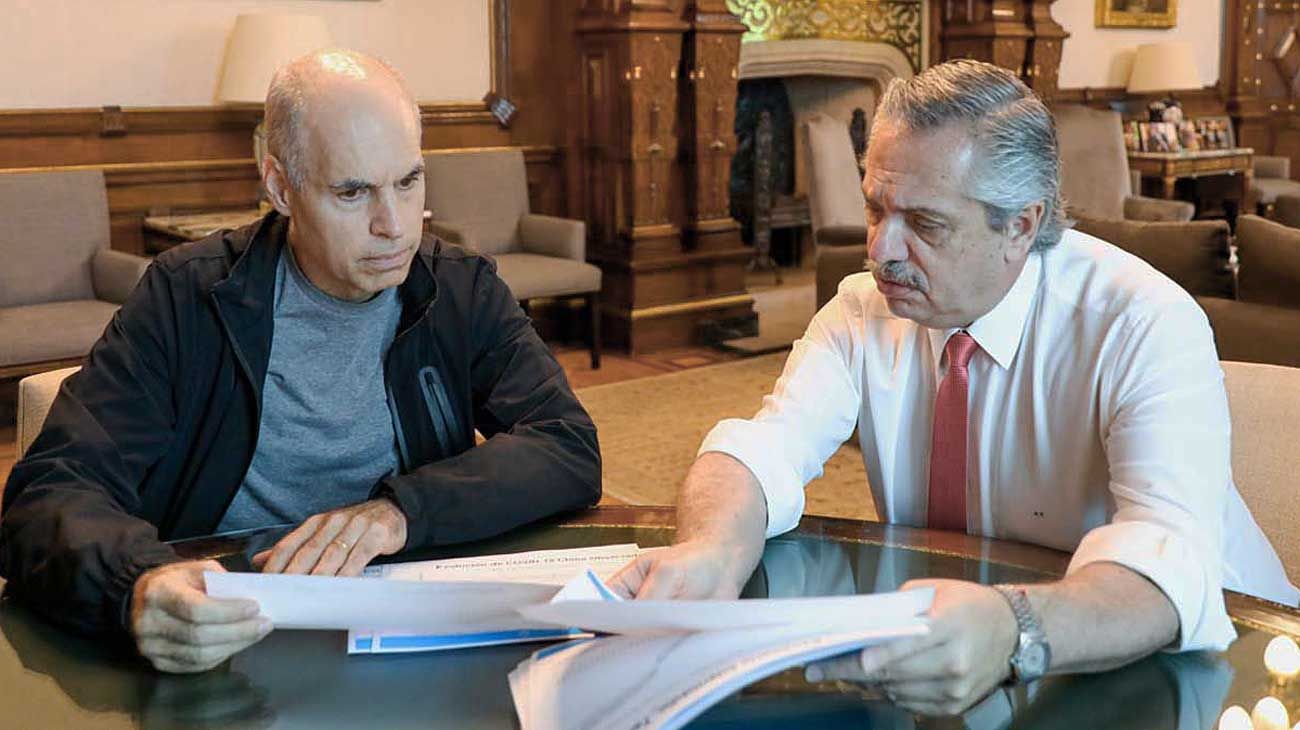 Alberto y Larreta analizaron el arranque del endurecimiento