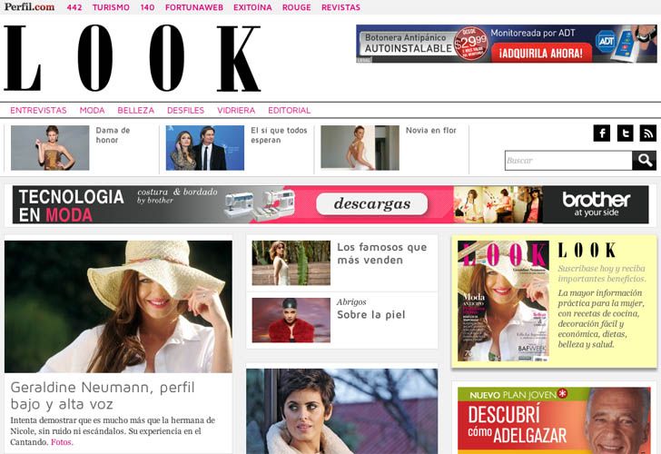 Conocé el renovado sitio de la revista Look