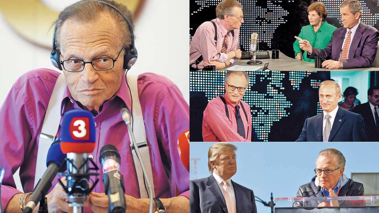 Murió Larry King, un periodista pionero de la televisión global