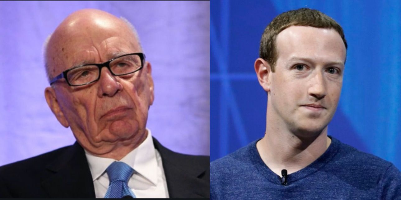 Comparan a Zuckerberg con Murdoch por alinearse con Trump