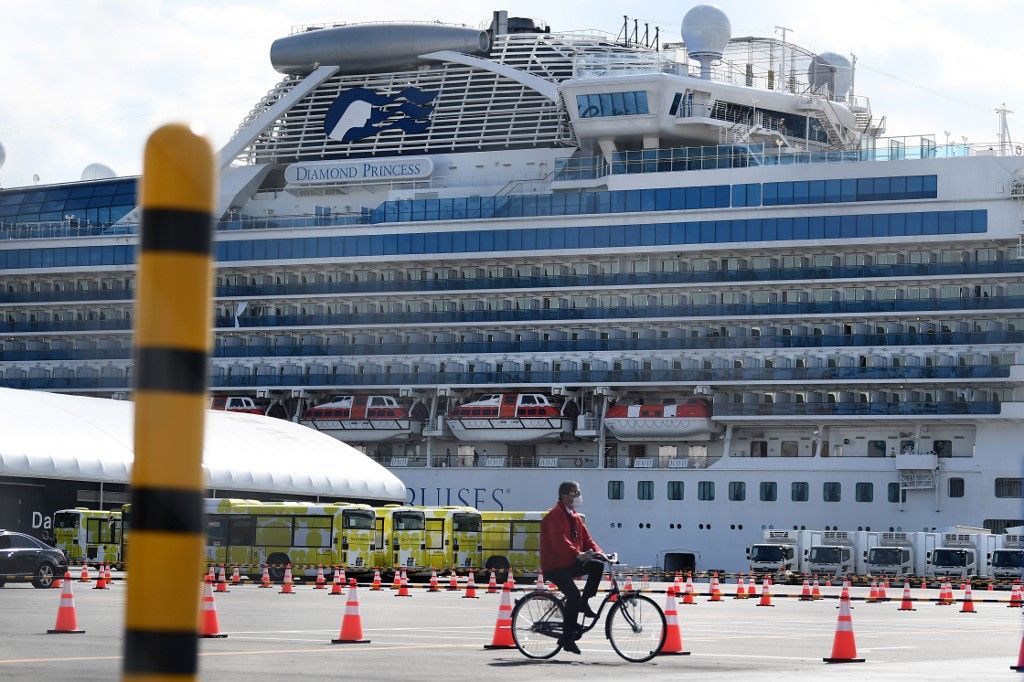 Coronavirus: fin de una cuarentena "de pesadilla" para 500 pasajeros del crucero en Japón