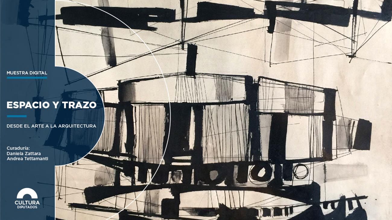 "Espacio y Trazo, desde el arte a la arquitectura", una muestra digital que incluye obras de Clorindo Testa