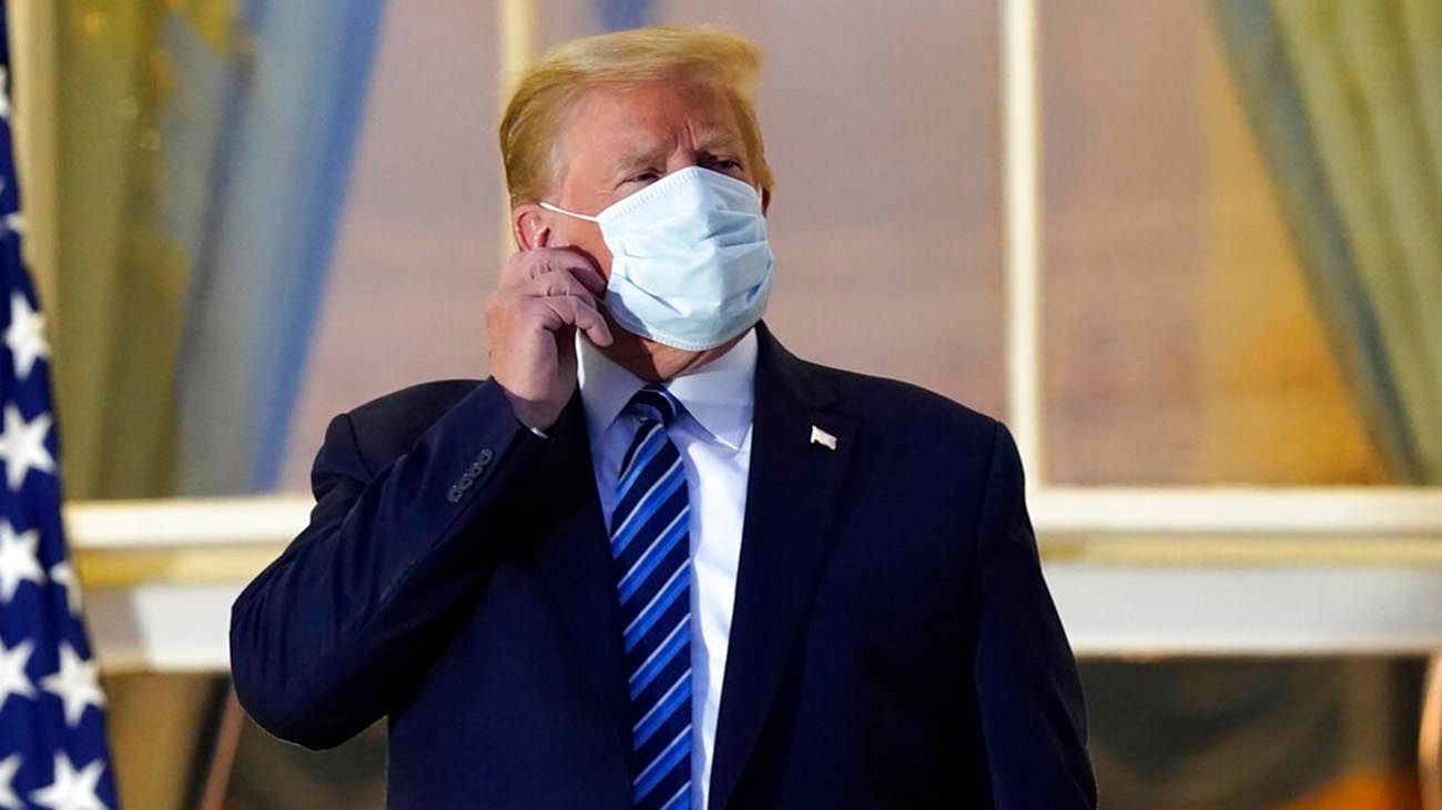 Trump dijo que haberse enfermado de coronavirus fue "una bendición"