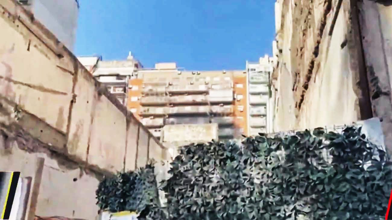 Disparos desde un balcón en Palermo