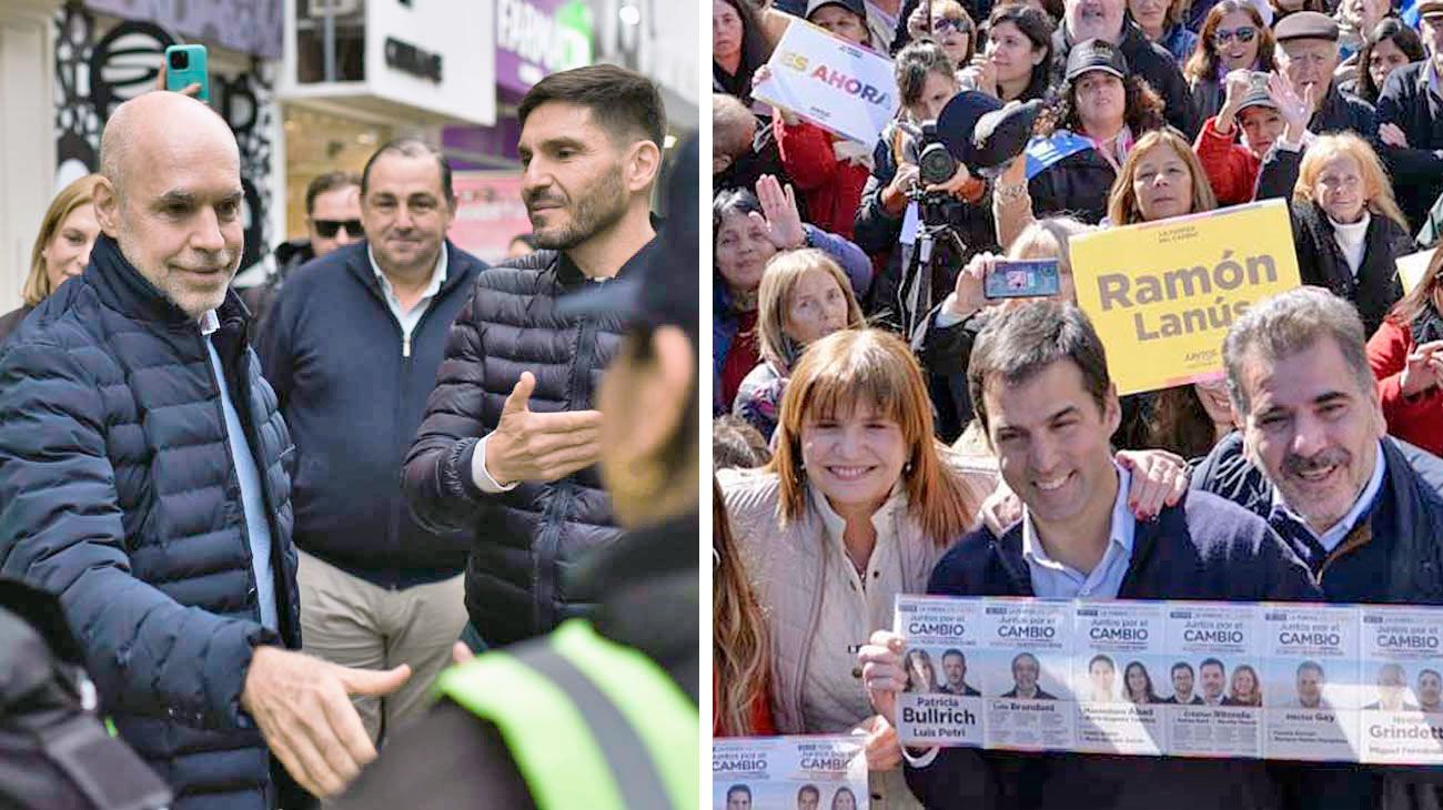 Larreta y Bullrich: triple cierre de campaña y acuerdo por el búnker