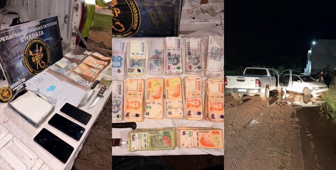 Con cocaína valuada en $22 millones, intentó huir, protagonizó un accidente y lo detuvieron