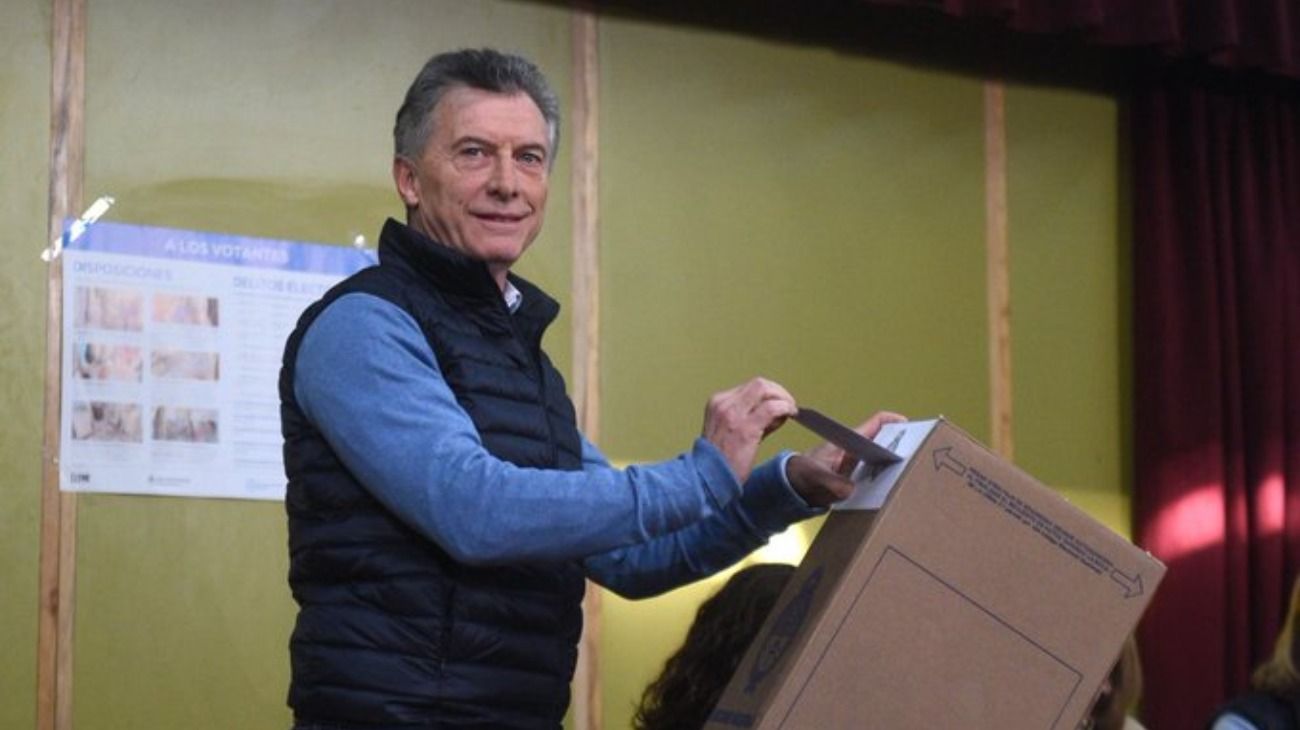 Votó Mauricio Macri: "Esta elección define los próximos 30 años"