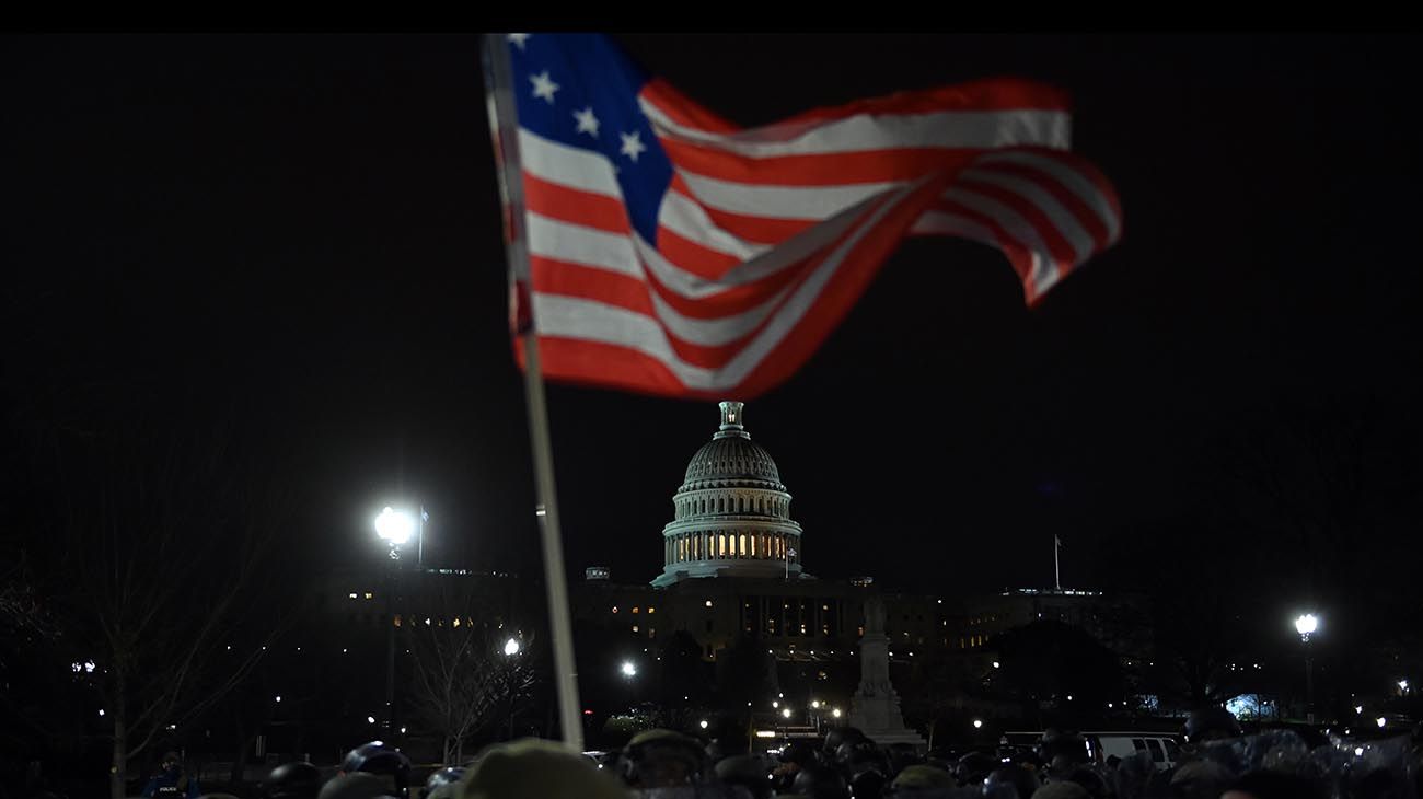 Violencia en Washington: las fotos más impactantes de un día de película