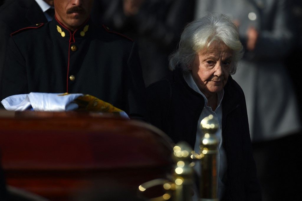 El dolor de Lucía Topolanski en el funeral de Pepe Mujica en Montevideo