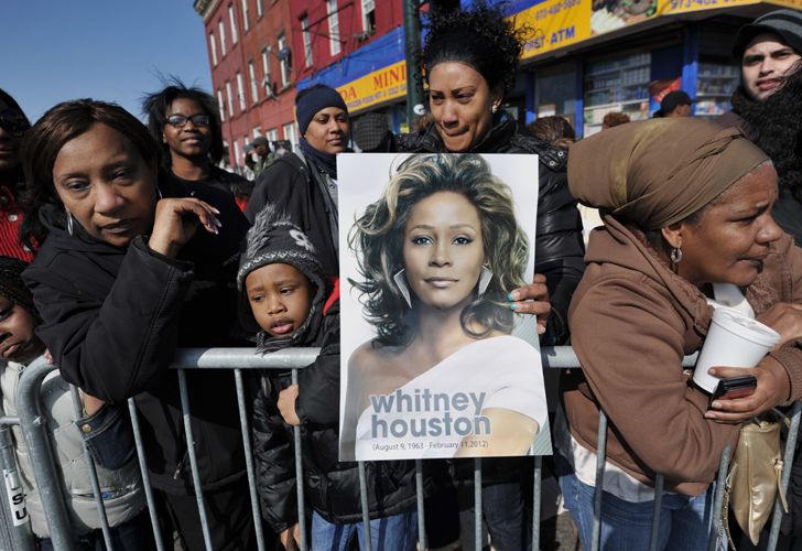 El último adiós a Whitney Houston