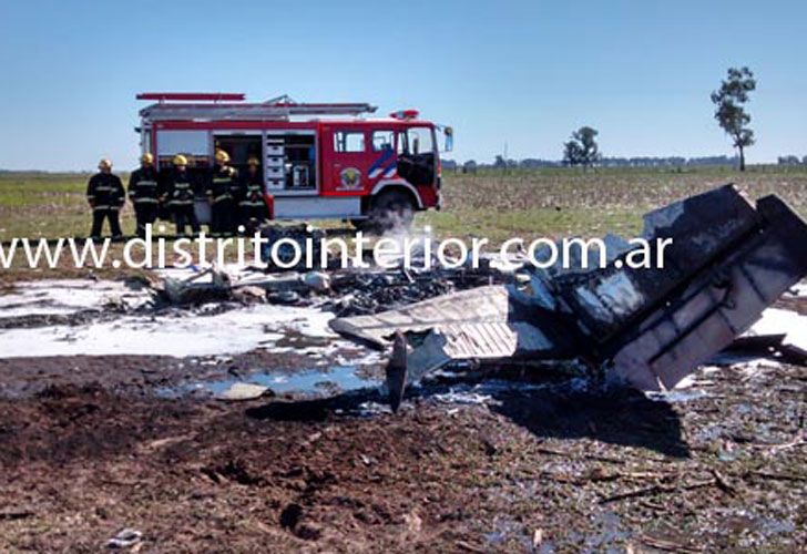 Cayó otra avioneta en el partido de General Villegas