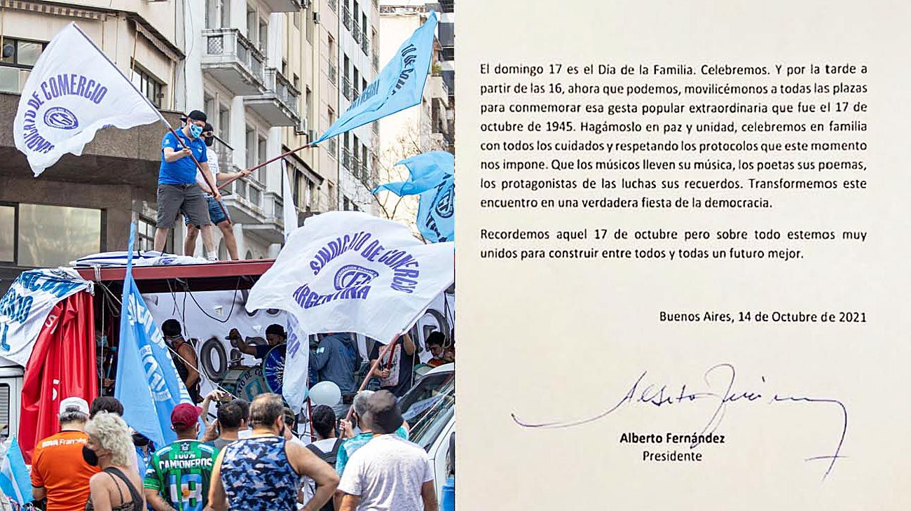 El Gobierno llamó a movilizarse "en unidad"