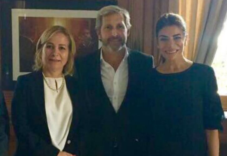 Frigerio recibió a Zulemita Menem en Casa Rosada