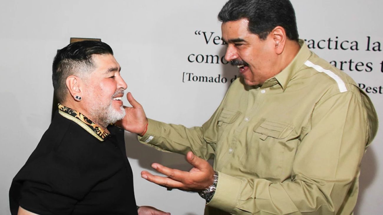 Los retuits de Nicolás Maduro y un secreto sobre Maradona