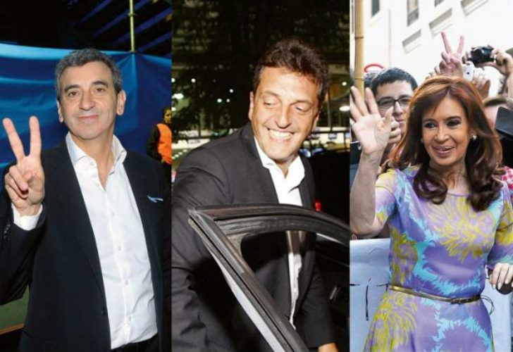 Comenzó la batalla: Cristina, Massa y Randazzo lanzaron sus campañas