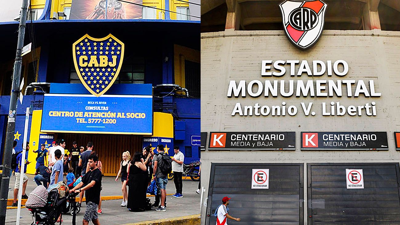 Estadios del siglo XX para una final siglo XXI
