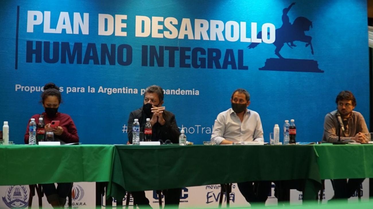 Reapareció Grabois con la CGT y otros gremios para presentar su plan contra la pobreza