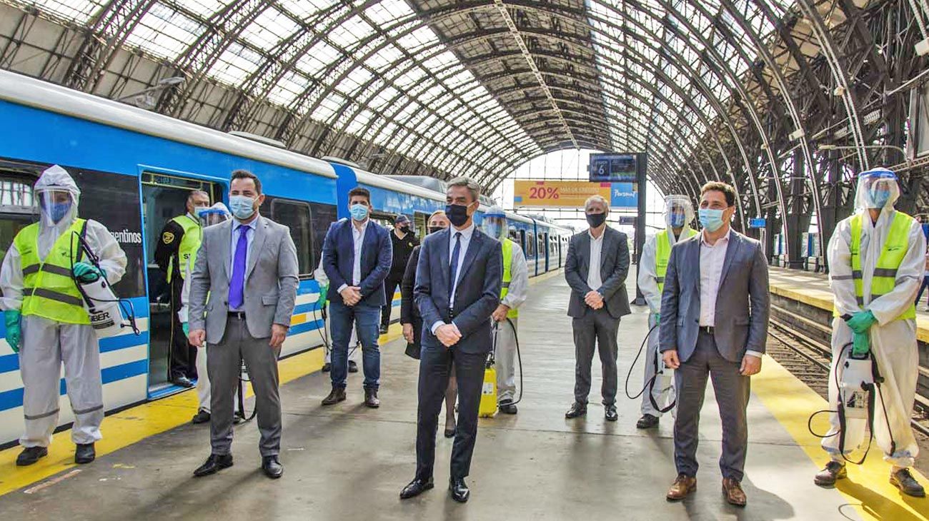 Aplicarán un nuevo sistema sanitizante en los ferrocarriles