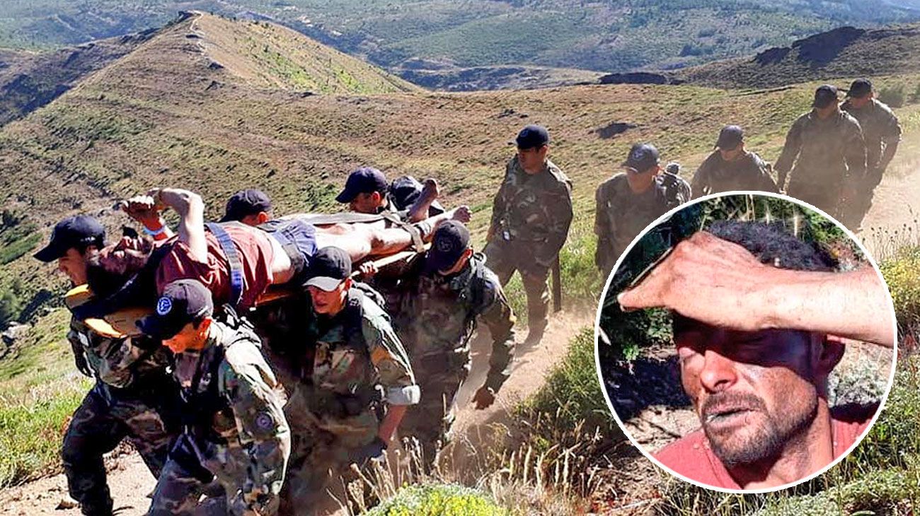 El femicida de Bariloche estaba oculto en la cima de una montaña