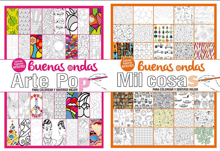 Libros para colorear dedicados a adultos
