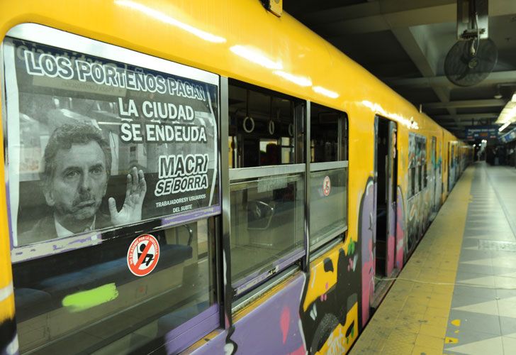 Subtes: el jueves, más paros rotativos