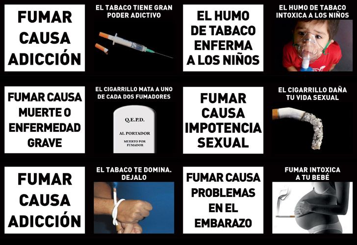 Presentan nuevas etiquetas contra el tabaquismo