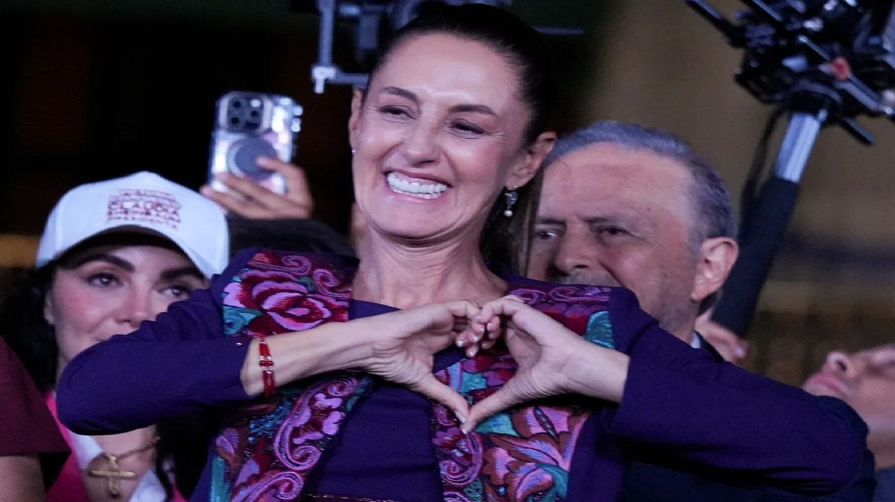 Claudia Sheinbaum se consagró la primera mandataria en la historia de México
