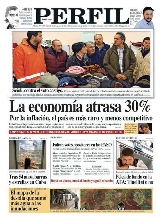 La economía atrasa 30%
