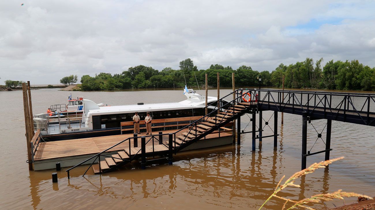 San Isidro ya tiene muelle para viajar a Puerto Madero