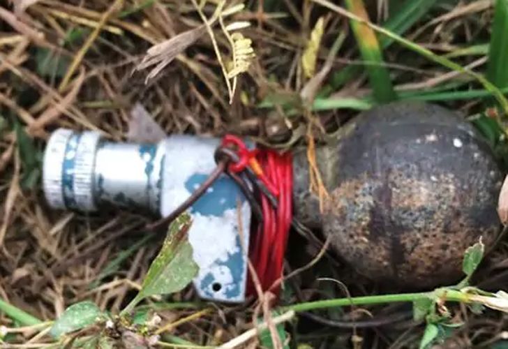 Hallaron una granada en la Panamericana y la hicieron detonar