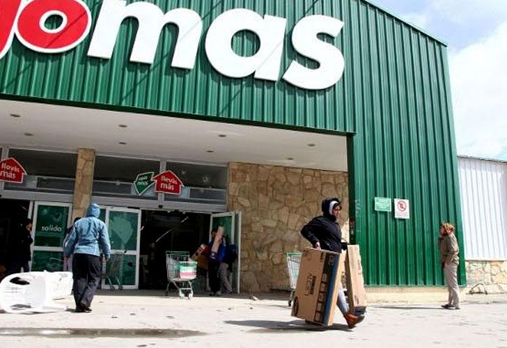 Los videos de los saqueos en supermercados