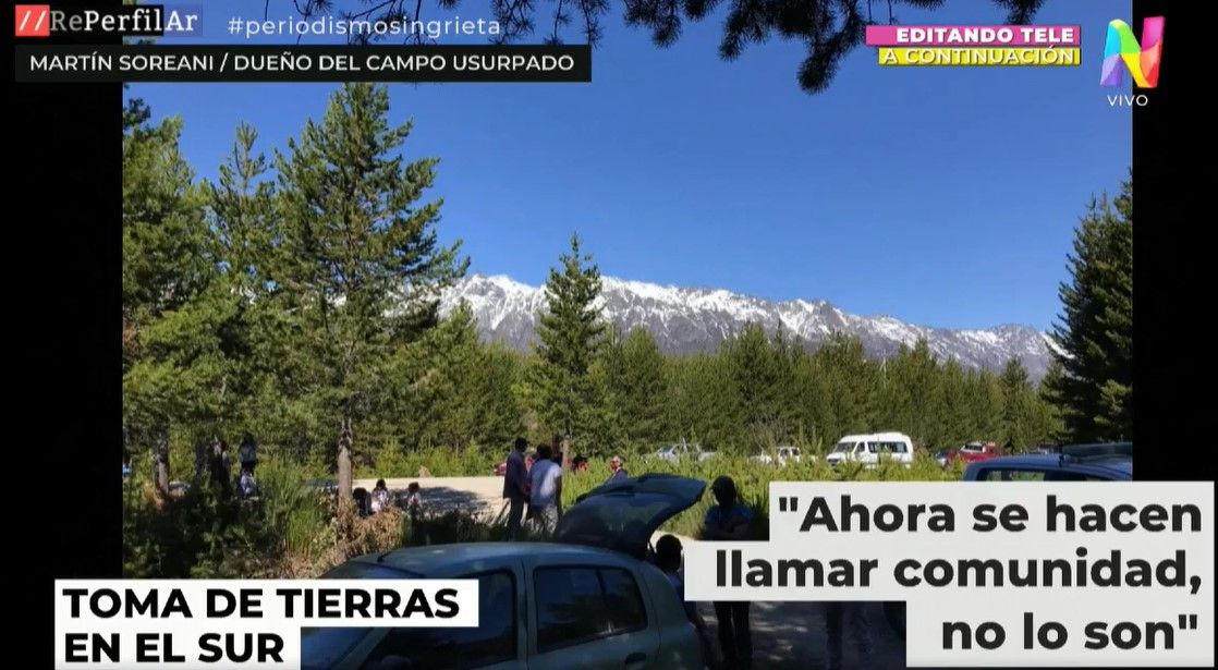 El drama del dueño de terrenos usurpados en el sur: "No tenemos acceso a nuestro hogar"