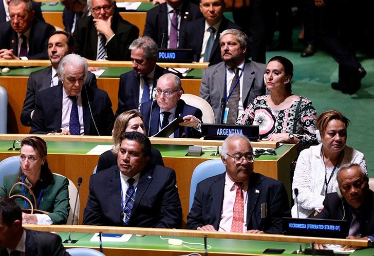 Michetti reemplaza a Macri en la ONU