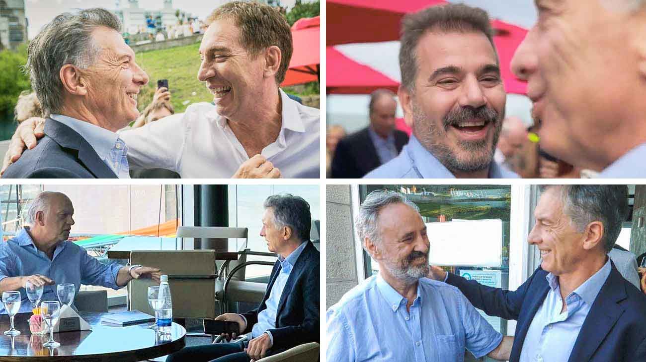 Candidatos a gobernador de JxC se acercan al expresidente