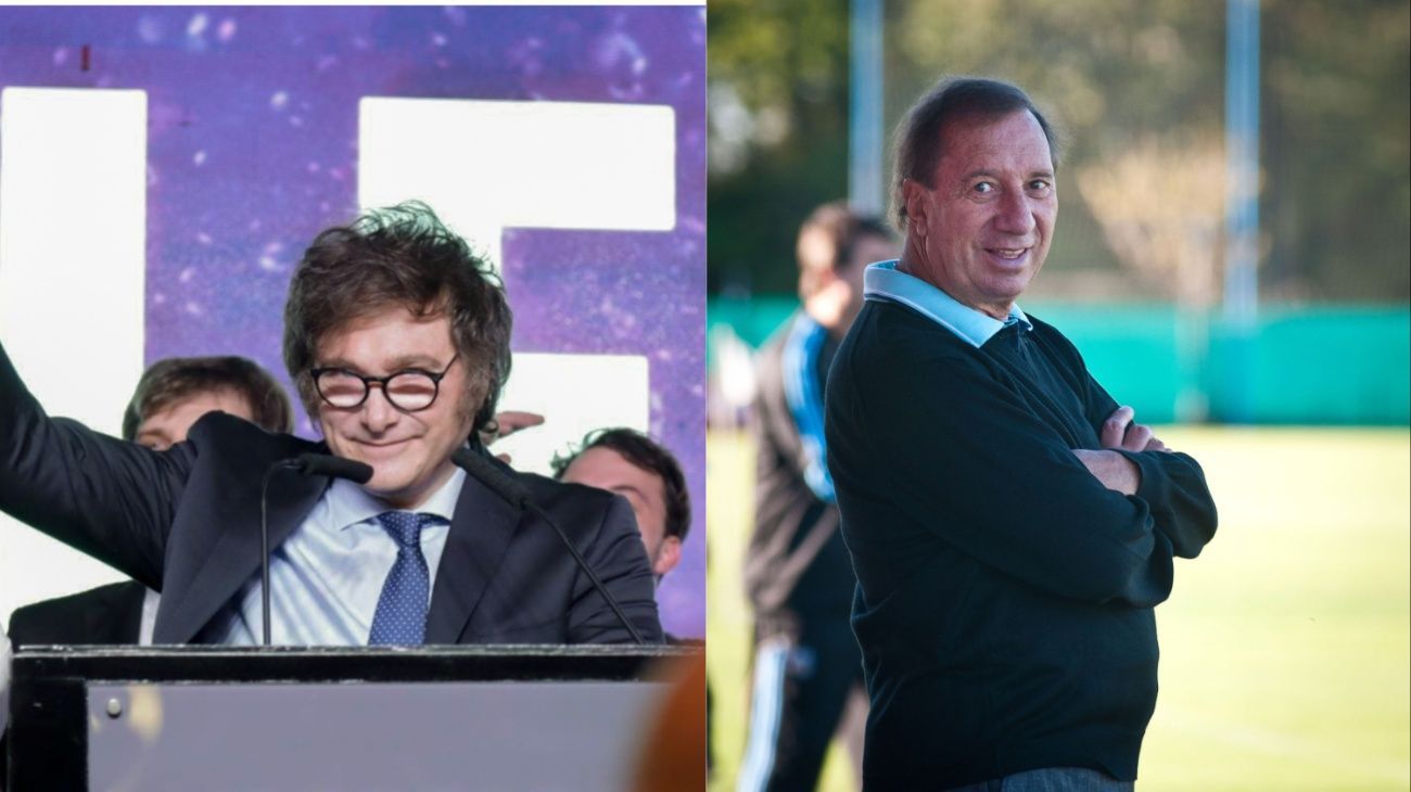 Javier Milei desobedece a Carlos Bilardo
